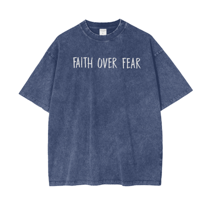 FOF- Acid Wash Oversize T-Shirt - 250 GSM